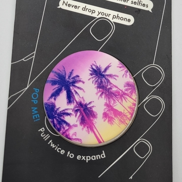 Popsockets California Dreamin Sunset Palm tree Grip & Stand - Picture 2 of 4